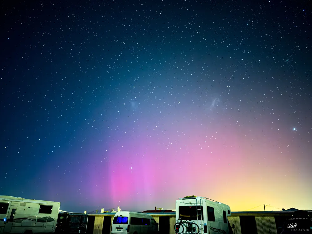 First capture of the Aurora, March 4, 5:16am