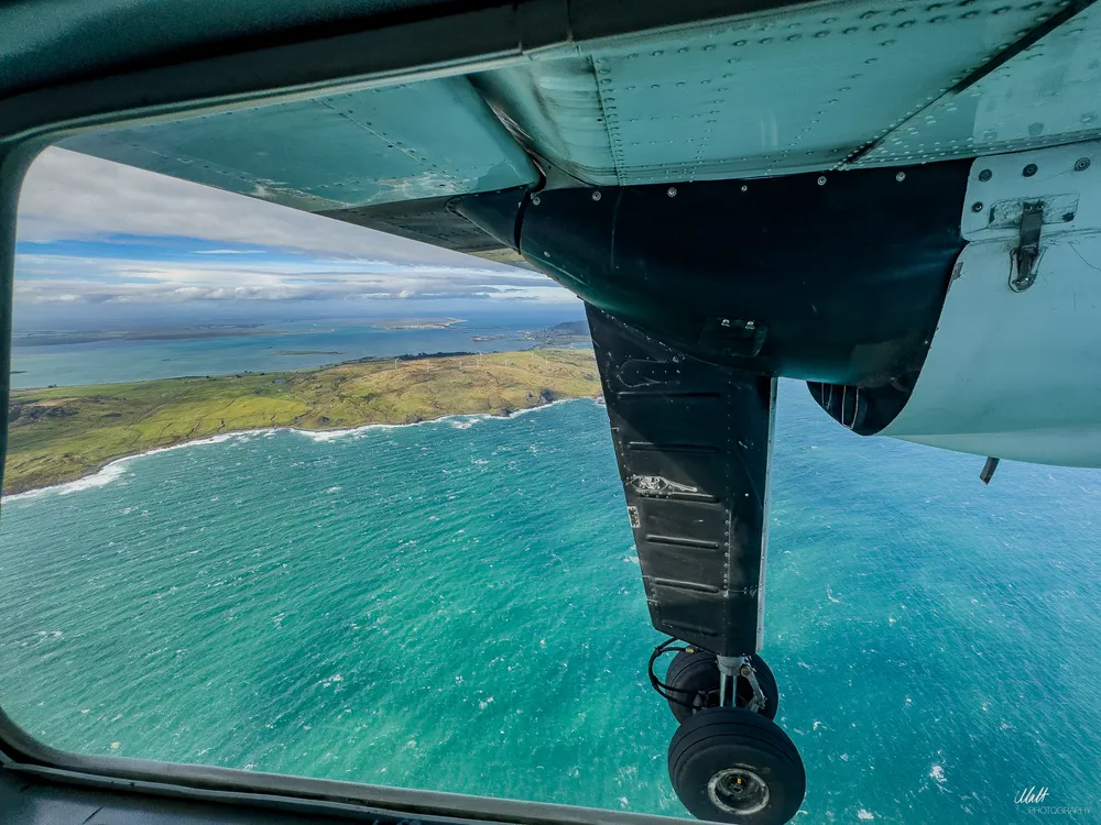 Flight to Stewart Island